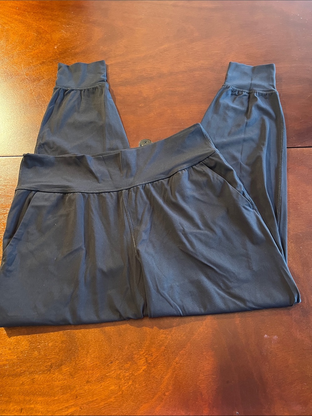 Avia Black activewear soft sculpt high waisted Joggers with pockets